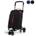 CARRELLO SPESA TWIN BLU      l 50 52x39 h  95 GIMI 169326 CARRELLI SPESA               C GIMI