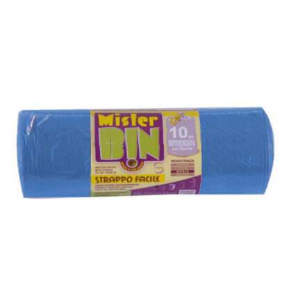 SACCO IMM.LEGACCI AZZURRO 70x110 g 30 Pz 10 MR.BIN MB70110A20 SACCHI IMMONDIZIA            C MISTER BIN