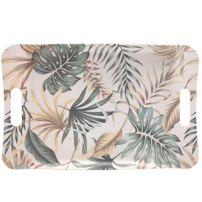 VASSOIO MELAMINA MANIGLIE JUNGLE      cm 41x28 KB8 PLATFE009 VASSOI MELAMINA              C KB8