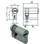 CILINDRO INF.  40-30-10              H30+10KD MOIA H30+10KD MOIA CILINDRI                S MOIA SERRATURE