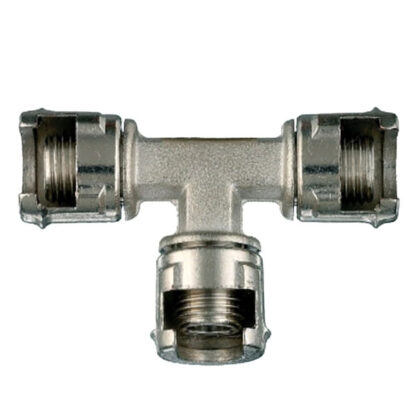 RACCORDO 3 DADI FRESATI 12/B 1/4 Pz 1       BL ANI AH011201AN RACCORDI COMPRESSORI         F ANI