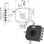 SERRATURA SIC.QUINTUPL.DX CIL.           A455 MOIA A455DXB MOIA SERR.LEGNO APPLICARE    S MOIA SERRATURE