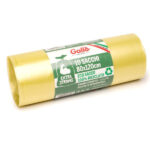 SACCO IMM.LEGACCI GIALLO  80x120 g  60 Pz 10 GALLO G802 SACCHI IMMONDIZIA            C GALLO