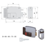 ELETTROSERRATURA APP.LEGNO SX      11611-70-2 CISA 11611.70.2N7 CISA ELETTROSERRATURE APP.   S CISA