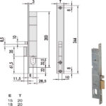 ELETTROSERRATURA INF.MONT. ALL SX  14021-18-2 CISA 14021.18.2 CISA ELETTROSERRATURE INF.   S CISA