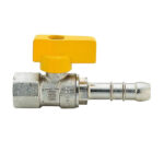 RUBINETTO LINEARE METANO 1/2" F            ENOLGAS G0300N34 RACCORDI GAS                 F