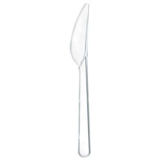 COLTELLO TRASPARENTE         Pz 50 RE-USABLE DOPLA 3438 MONOUSO PLASTICA             C RE-USABLE DOPLA