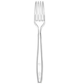 FORCHETTA TRASPARENTE        Pz 50 RE-USABLE DOPLA 3437 MONOUSO PLASTICA             C RE-USABLE DOPLA