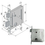 SERRATURA INF.FERRO              054.50.00.0 WELKA 05450000 WELKA SERR.ALL/FERRO INFIL.  S WELKA