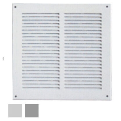 GRIGLIA LAMIERA 240x240 RETE BIANCA GL24RB-Y GRIGLIE AREAZIONE            F LA VENTILAZIONE