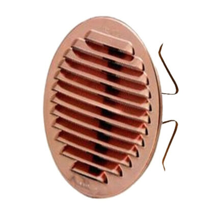 GRIGLIA RAME 230 TONDA RETE 160/220 MOLLE GRATU200R-Y GRIGLIE AREAZIONE            F LA VENTILAZIONE