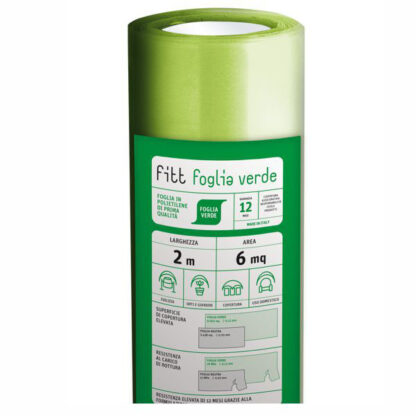 FOGLIA POLITENE FOGLIA VERDE 0,12 h 4 kg 25   FITT 50062.20401.25207 FOGLIA POLITENE              F FITT