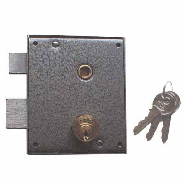 SERRATURA PORTE FERRO CILINDRO CORTO SX    611 FPB 611FPBS FPB SERR.ALL/FERRO APPLIC.   S FPB