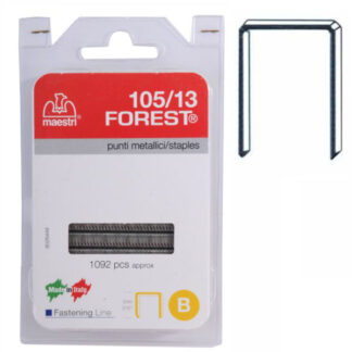 PUNTI mm  5 Pz  1092 LARGHI   105/13       MAESTRI 1110201 FISSATRICI e ACCESSORI       F MAESTRI