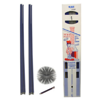 SCOVOLO CAMINO ACCIAIO TONDO mm 250 KIT 212/25 SCOVOLI                      F SPAZZOLIFICIO AIELLO