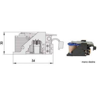 BOBINA ELETTROSERRATURE V.12 DX    07118-00-1 CISA 07118.00.1 CISA VARIE                   S CISA