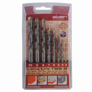 PUNTE LONGLIFE Sr Pz 8 mm 3/10           117 ALPEN 700108100 PUNTE ELICOIDALI SERIE       F ALPEN