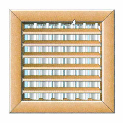 GRIGLIA ALL INCASSO 180x180 BRONZATA GCSBR1818-Y GRIGLIE AREAZIONE            F LA VENTILAZIONE