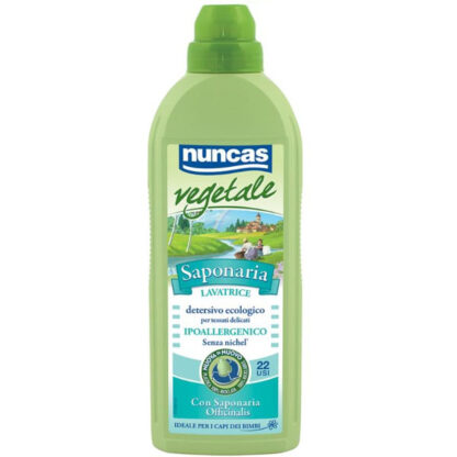 DETERSIVO SAPONARIA LAVATRICE VEGET. l 1,00 NUNCAS F1  4001050 NUNCAS                       C NUNCAS