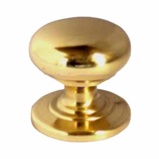 POMOLO TONDO GHIERA OTTONE LUCIDO mm 25 E71525OLV POMOLI                       F MARIVA