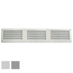 GRIGLIA LAMIERA 300x 60 RETE BIANCA GL306RB-Y GRIGLIE AREAZIONE            F LA VENTILAZIONE