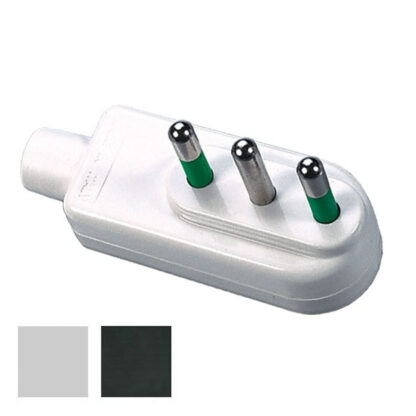 SPINA SQUADRA PIATTA 16A+T NERA          80041 FME 80041 SPINE E ADATTATORI EL        F FME