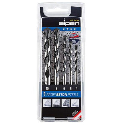 PUNTE PROFI BETON Sr Pz 5 mm 4/10        188 ALPEN 0022700222100 PUNTE ELICOIDALI SERIE       F ALPEN