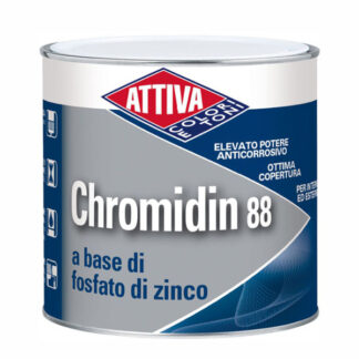 ANTIRUGGINE l 0,5 ARANCIO      CHROMIDIN 88 ATTIVA 75321 014 ANTIRUGGINI                  F ATTIVA
