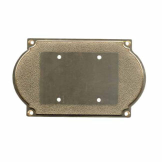 PLACCA PORTANUMERI OTTONE P1 170x120 10-681 SILMEC 10-681.61 NUMERI CIVICI                F SILMEC