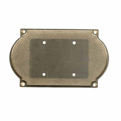 PLACCA PORTANUMERI OTTONE P1 170x120 10-681 SILMEC 10-681.61 NUMERI CIVICI                F SILMEC