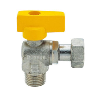 RUBINETTO SQUADRA METANO-GPL 1/2"M x 1/2"F ENOLGAS G0326N35 RACCORDI GAS                 F ENOLGAS