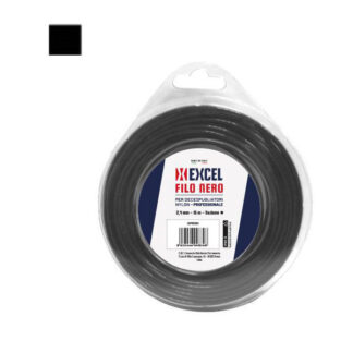 FILO NYLON QUADRO       mm 2,7 m 15    EXCEL 09832  DECESPUGLIATORI E ACCESSORI  F EXCEL