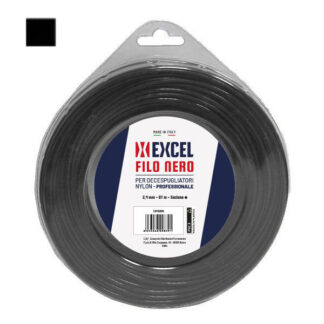 FILO NYLON QUADRO       mm 2,7 m 60    EXCEL 09841  DECESPUGLIATORI E ACCESSORI  F EXCEL