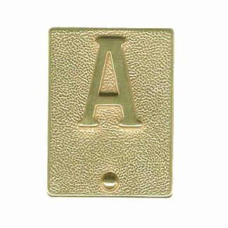 LETTERA CIVICA OTTONE A 60x80        GA-680 SILMEC GA-680.61 NUMERI CIVICI                F SILMEC
