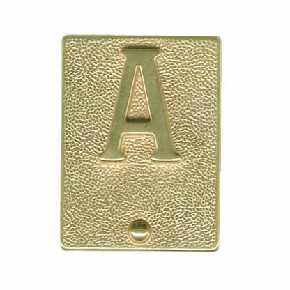 LETTERA CIVICA OTTONE A 60x80        GA-680 SILMEC GA-680.61 NUMERI CIVICI                F SILMEC