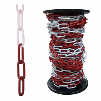 CATENA SEGNALAZIONE BIANCA/ROSSA mm 5,00 m 30 AREF CF050CA1030EV0B CATENE SEGNALETICA           F AREF