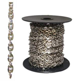 CATENA FORZATINA BATTUTA NICHEL. mm 1,00 m 25 AREF CF010ZN1025N00B CATENE DECORATIVE            F AREF
