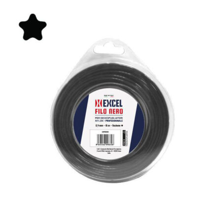 FILO NYLON PENTAGONO    mm 4,4 m  6    EXCEL 09838  DECESPUGLIATORI E ACCESSORI  F EXCEL
