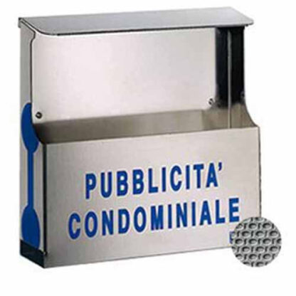 CASSETTA PUBBLICITA' INOX TETTO      41-512 SILMEC 41-512.25 CASSETTE LETTERE             F SILMEC