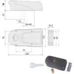 ELETTROSERRATURA APP.FERRO         1A721-00-0 CISA 1A721.00.0 CISA ELETTROSERRATURE APP.   S CISA