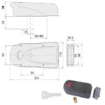ELETTROSERRATURA APP.LEGNO         1A611-00-0 CISA 1A611.00.0 CISA ELETTROSERRATURE APP.   S CISA
