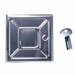 PORTINA CAMINO LAMIERA ZN 18,5x26,5 CHIAVE 0021624Z PORTINE CAMINO               F OTB