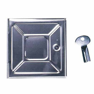 PORTINA CAMINO LAMIERA ZN 18,5x18,5 CHIAVE 0041616Z PORTINE CAMINO               F OTB