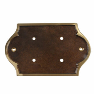 PLACCA PORTANUMERI OTTONE BONZATO P1 153x120  NUMERI CIVICI                F LARTISTICA