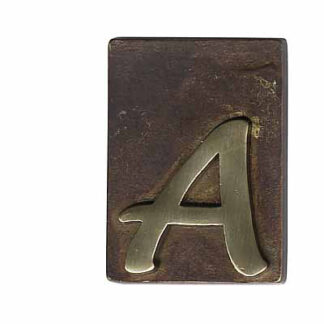 LETTERA CIVICA OTTONE BRONZATO A 60x80  NUMERI CIVICI                F LARTISTICA