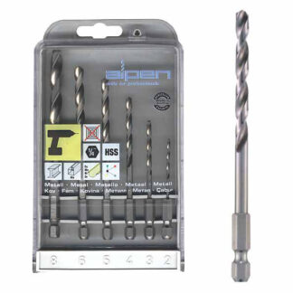 PUNTE HSS SUPER ES Sr Pz 6 mm 2/8        952 ALPEN 0000100806100 PUNTE ELICOIDALI SERIE       F ALPEN