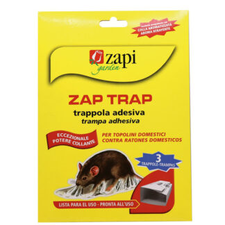 COLLA TOPI TAVOLETTE ZAP TRAP   Pz 3 cm 15x21 ZAPI 106530 TRAPPOLE TOPI                C ZAPI