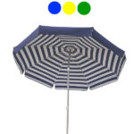 OMBRELLONE ACCIAIO COTONE VENEZIA BLU          200 181 OMBRELLONI SPIAGGIA          C MAFFEI