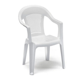 POLTRONA RESINA MONOB. ELEGANT BIANCA    1226 SCAB 1226 ARREDO GIARDINO SCAB         C SCAB