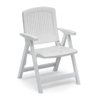 POLTRONA RESINA PIEG.  LIZ BIANCA        1238 SCAB 1238 ARREDO GIARDINO SCAB         C SCAB